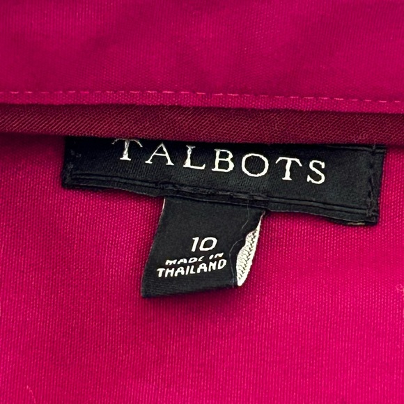 Talbots button down blouse office career professional - Picture 4 of 10